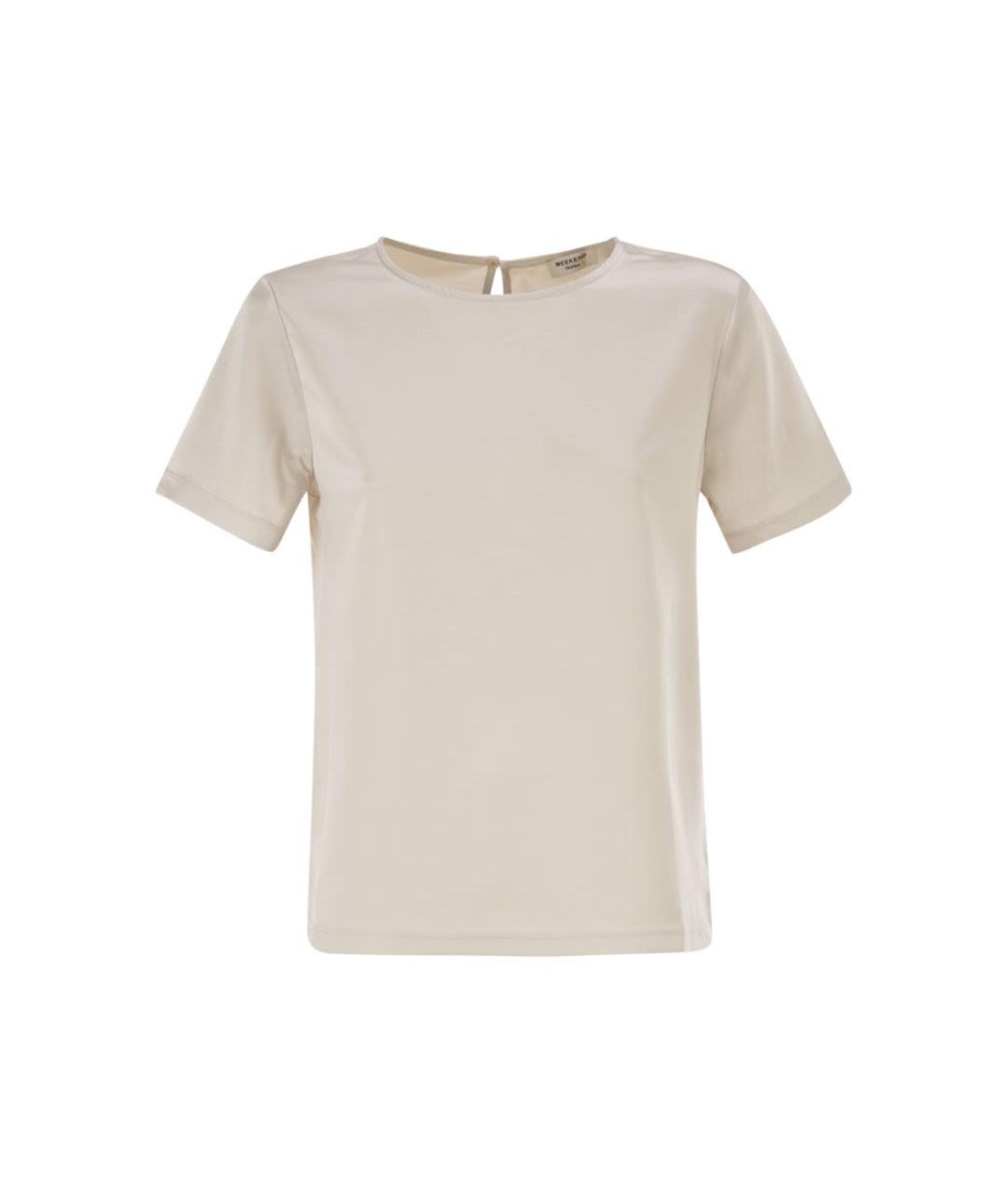 WEEKEND MAX MARA Бежевая футболка, фото 1
