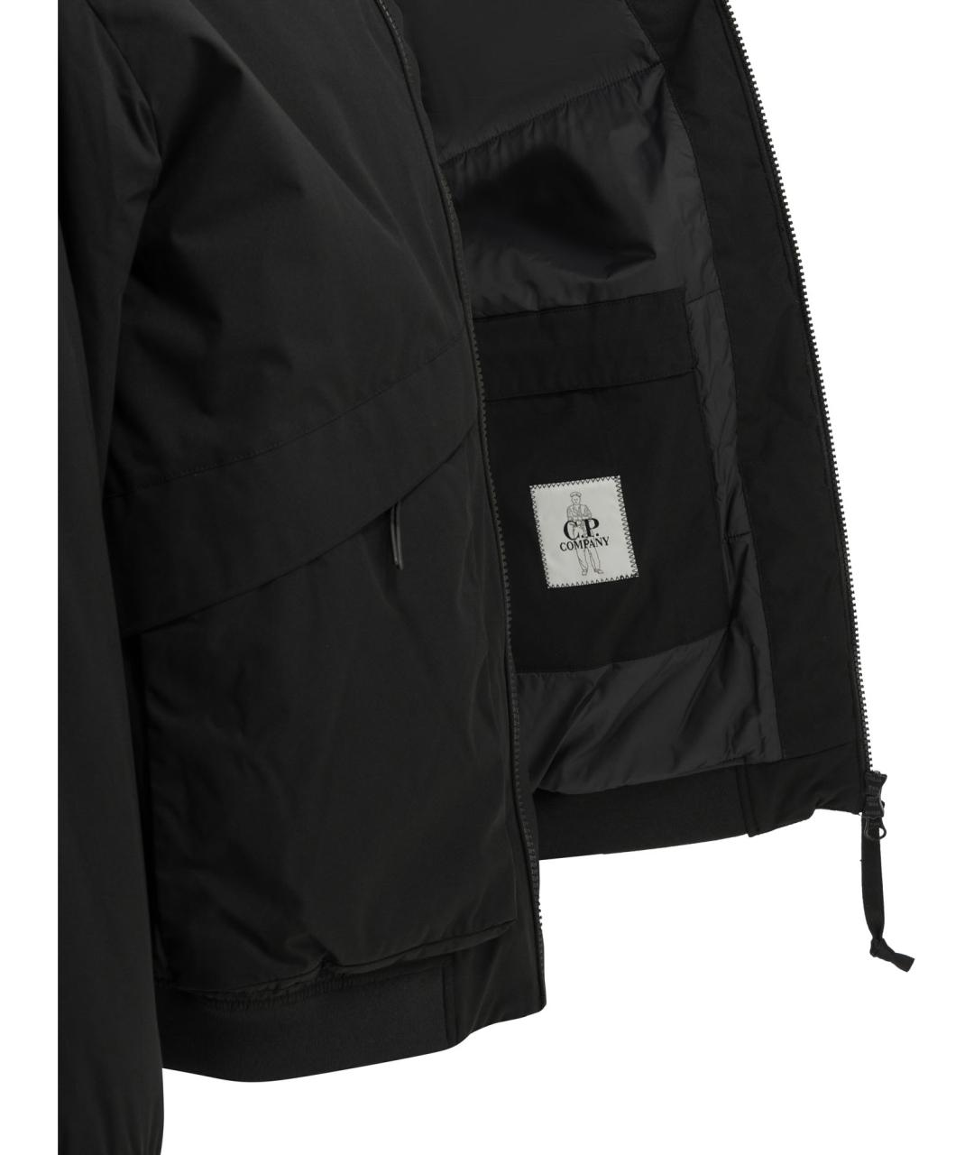 CP COMPANY Черная полиэстеровая куртка, фото 4