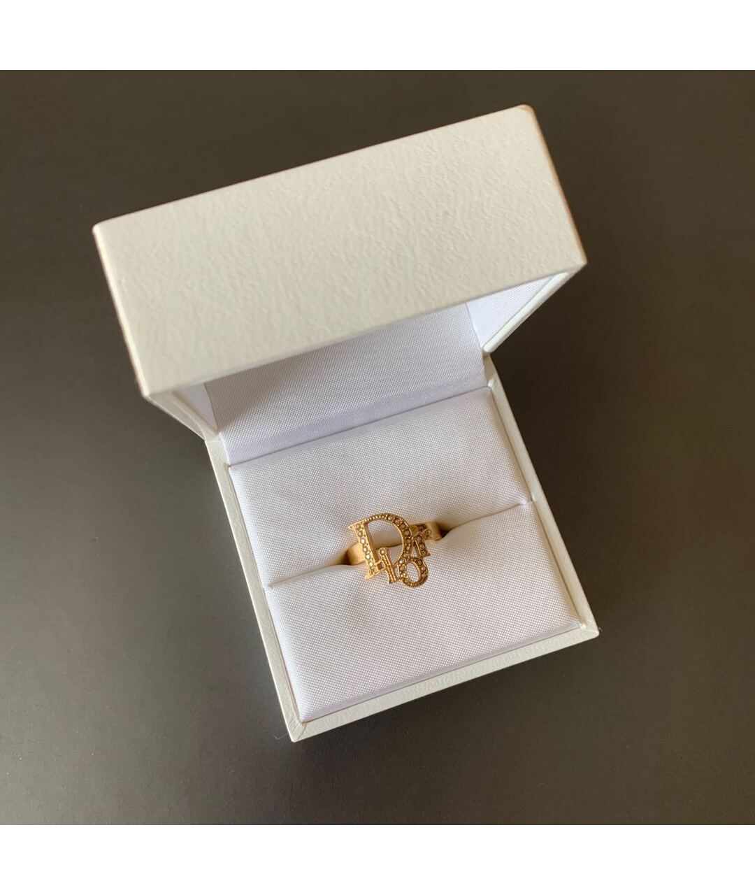 CHRISTIAN DIOR PRE-OWNED Золотое металлическое кольцо, фото 2