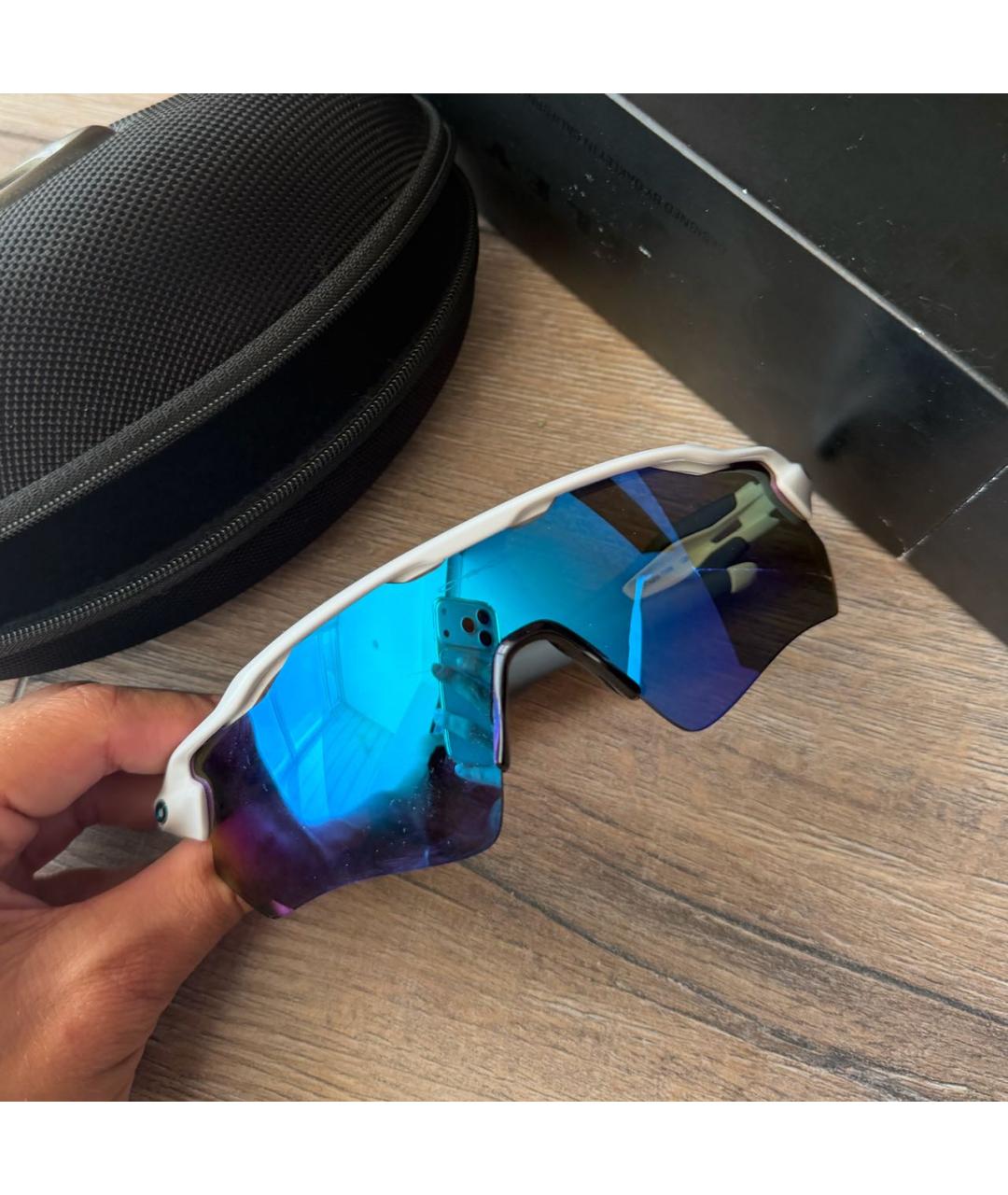 OAKLEY Синие солнцезащитные очки, фото 5