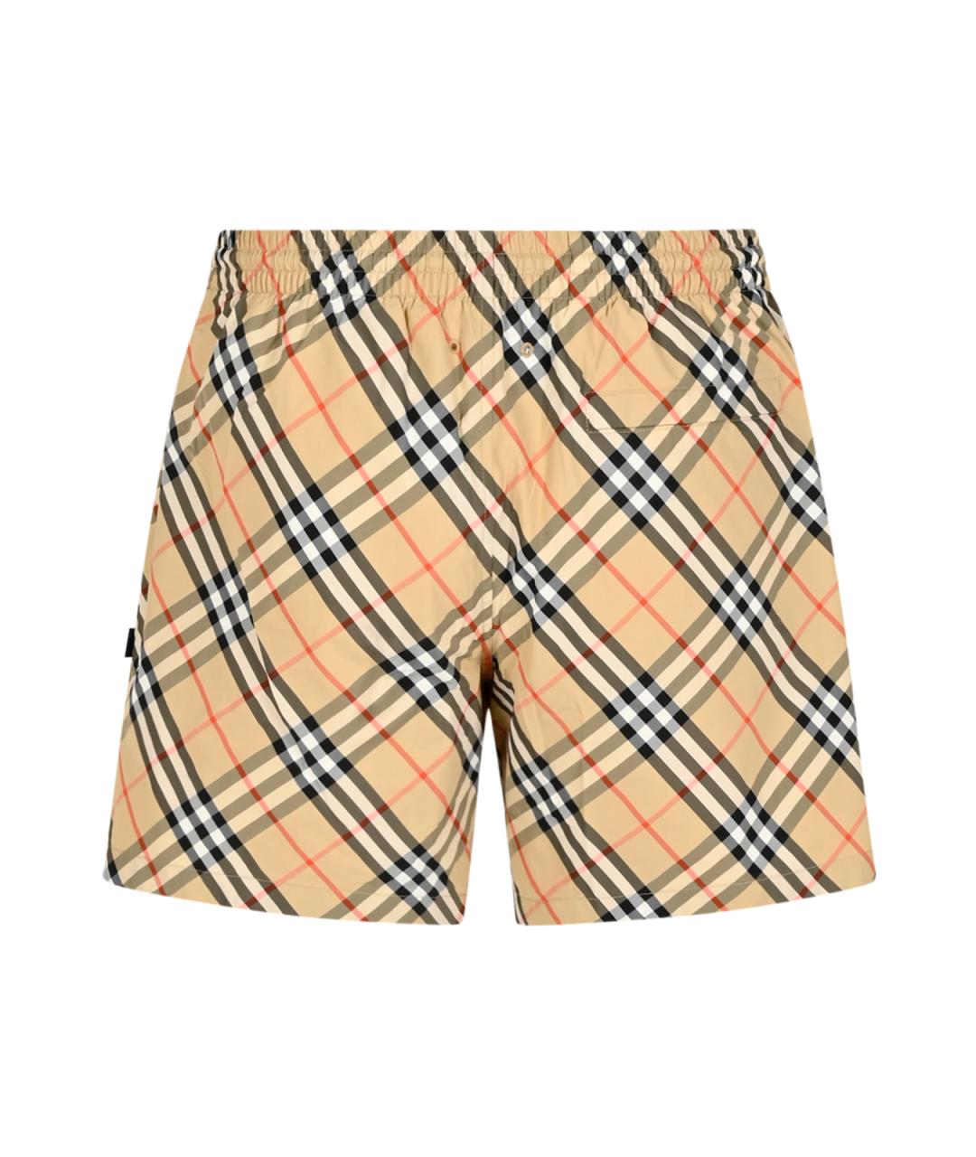 BURBERRY Бежевые шорты, фото 2