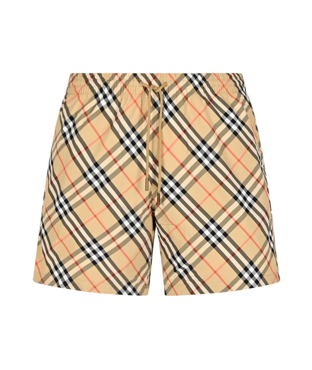 BURBERRY Бежевые шорты, фото 1