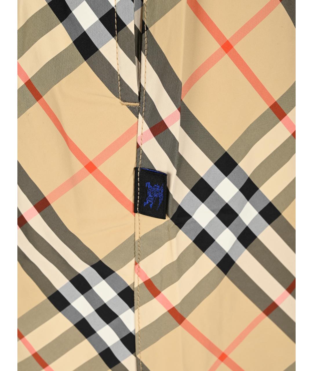 BURBERRY Бежевые шорты, фото 3