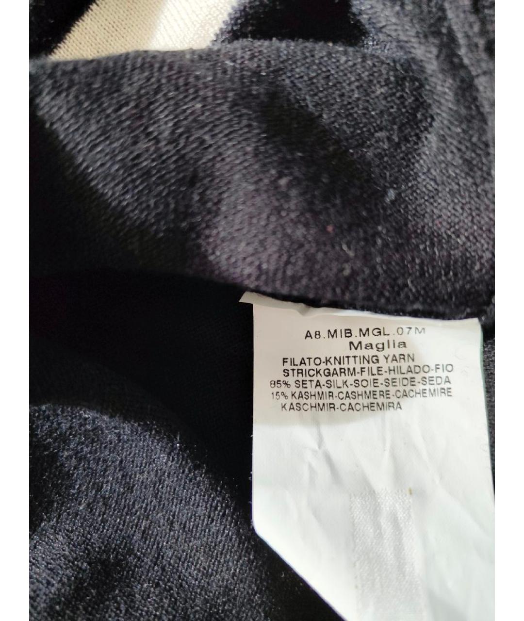 'S MAX MARA Черная шелковая водолазка, фото 4