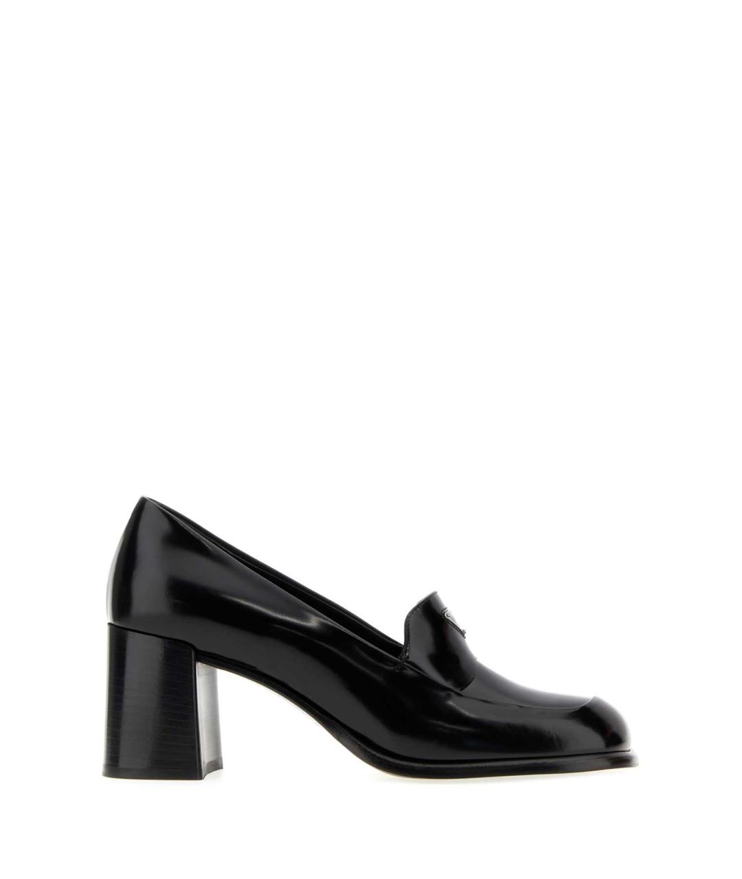 PRADA Черные кожаные туфли, фото 1