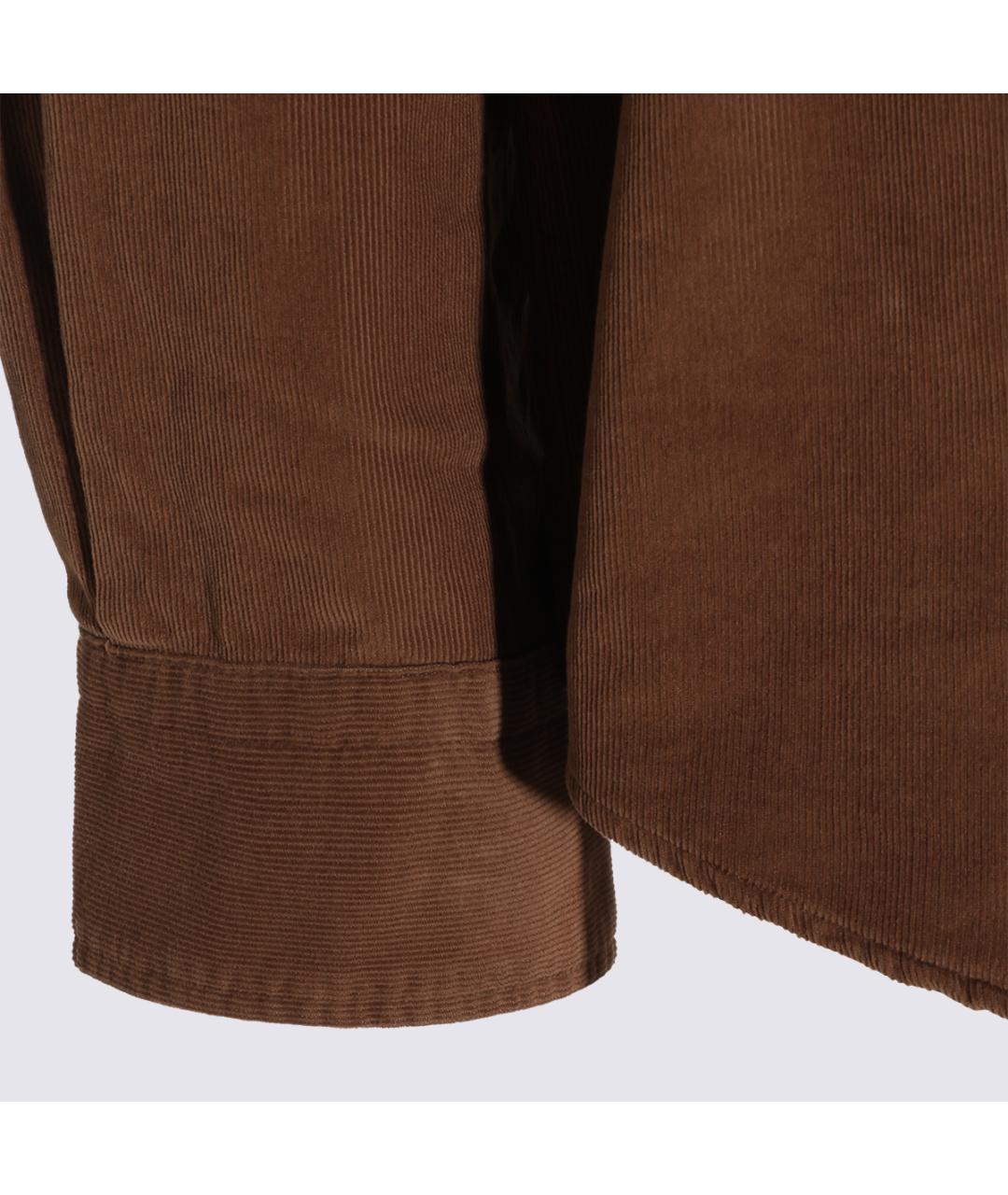 CANALI Бежевая хлопковая кэжуал рубашка, фото 4