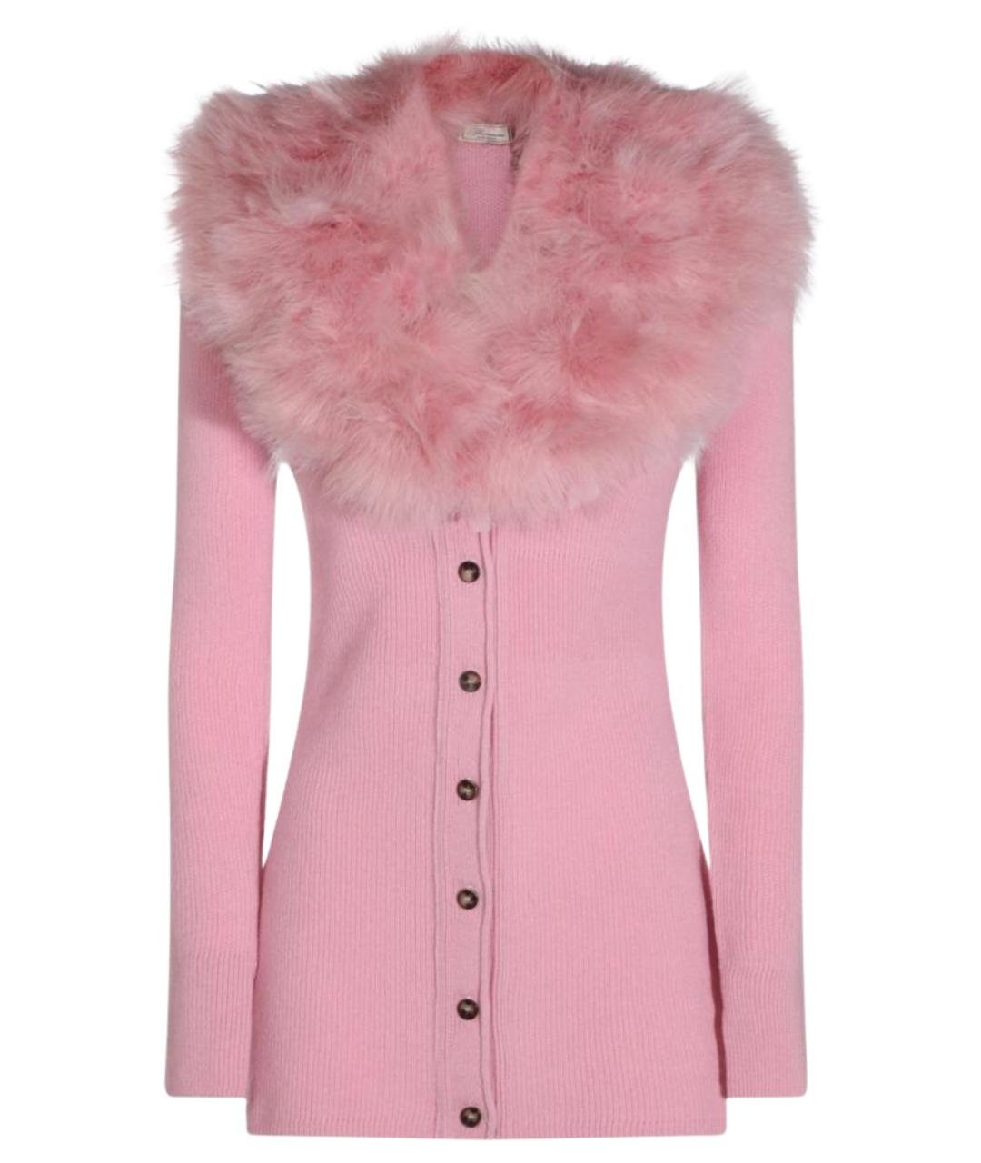 BLUMARINE Розовый шерстяной джемпер / свитер, фото 1