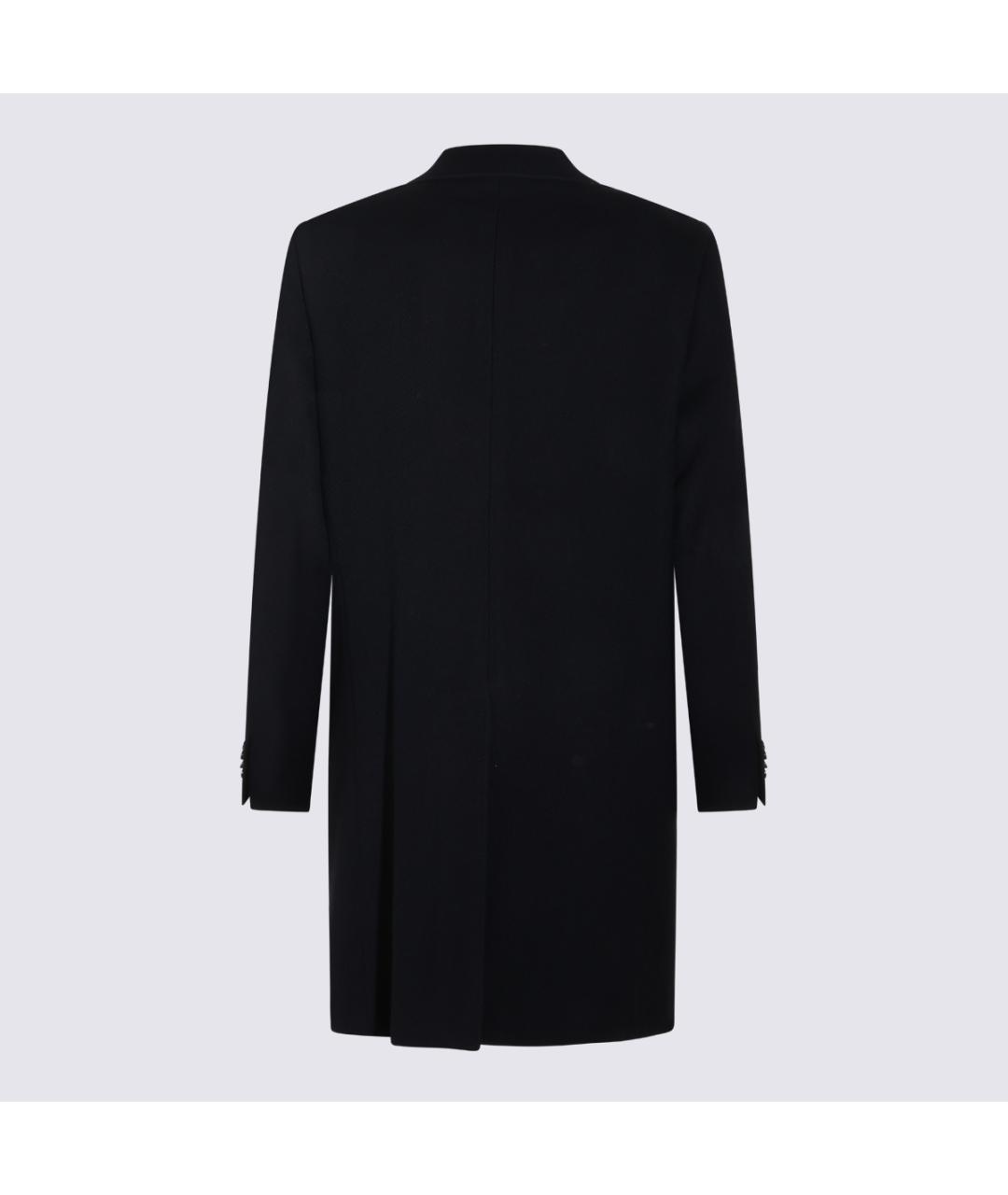CANALI Темно-синее шерстяное пальто, фото 2
