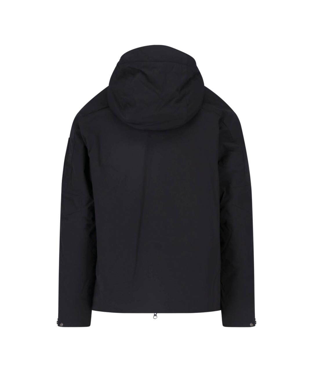 CP COMPANY Черная полиэстеровая куртка, фото 2