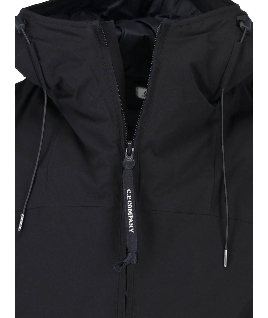CP COMPANY Черная полиэстеровая куртка, фото 4