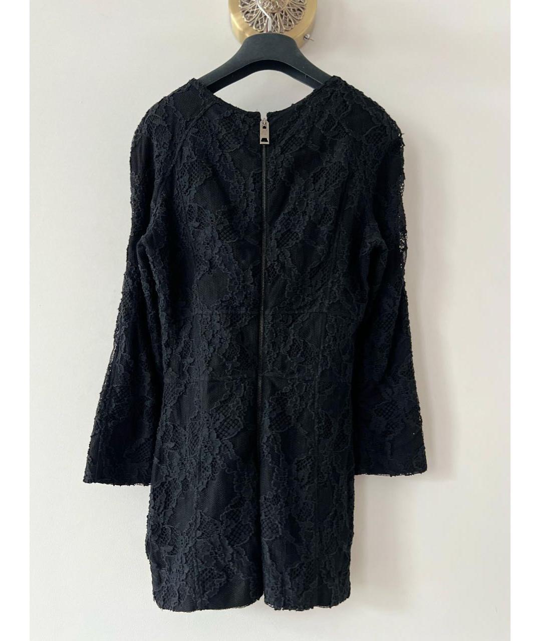 BURBERRY Черное хлопковое платье, фото 2