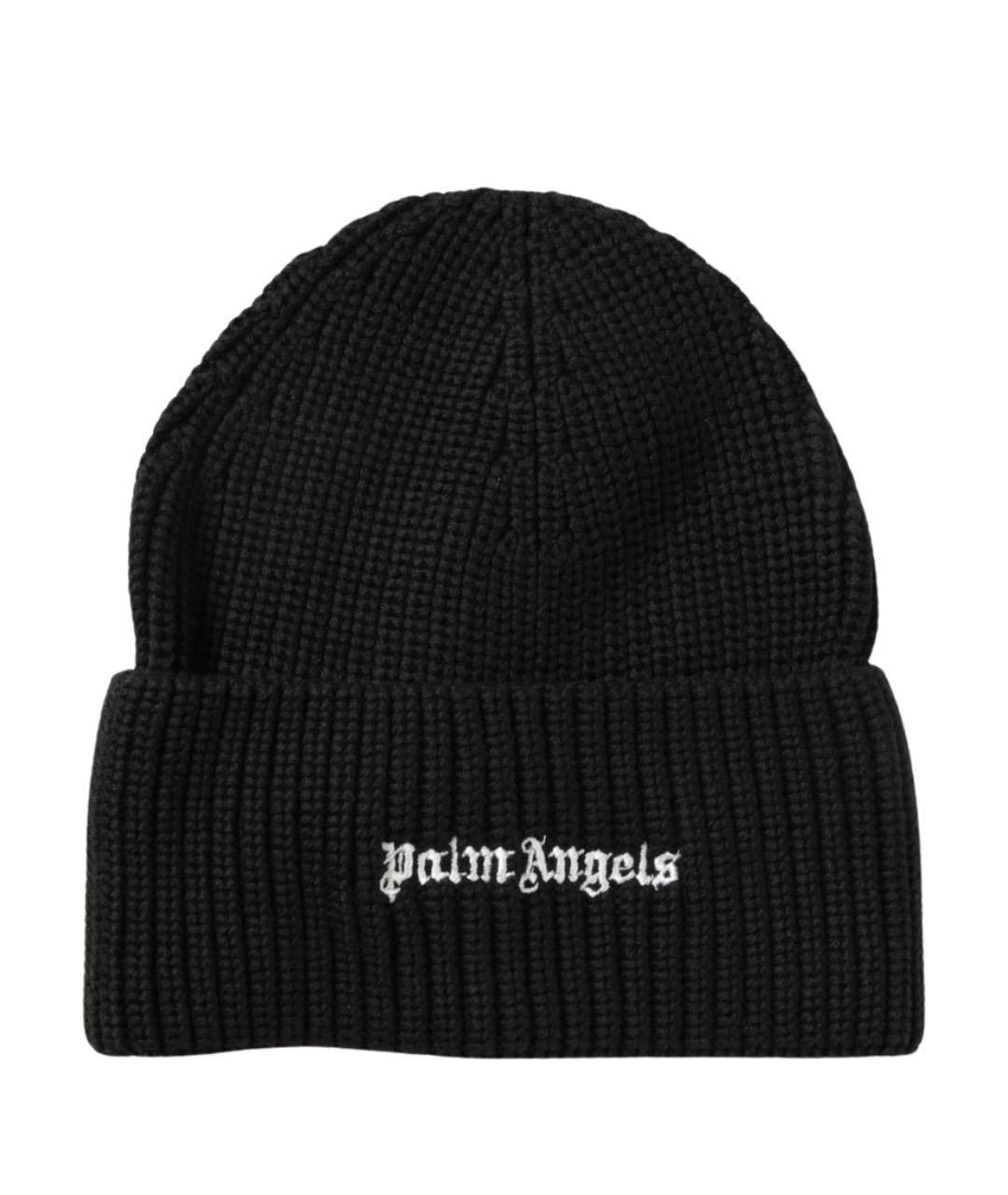 PALM ANGELS Черная шапка, фото 1