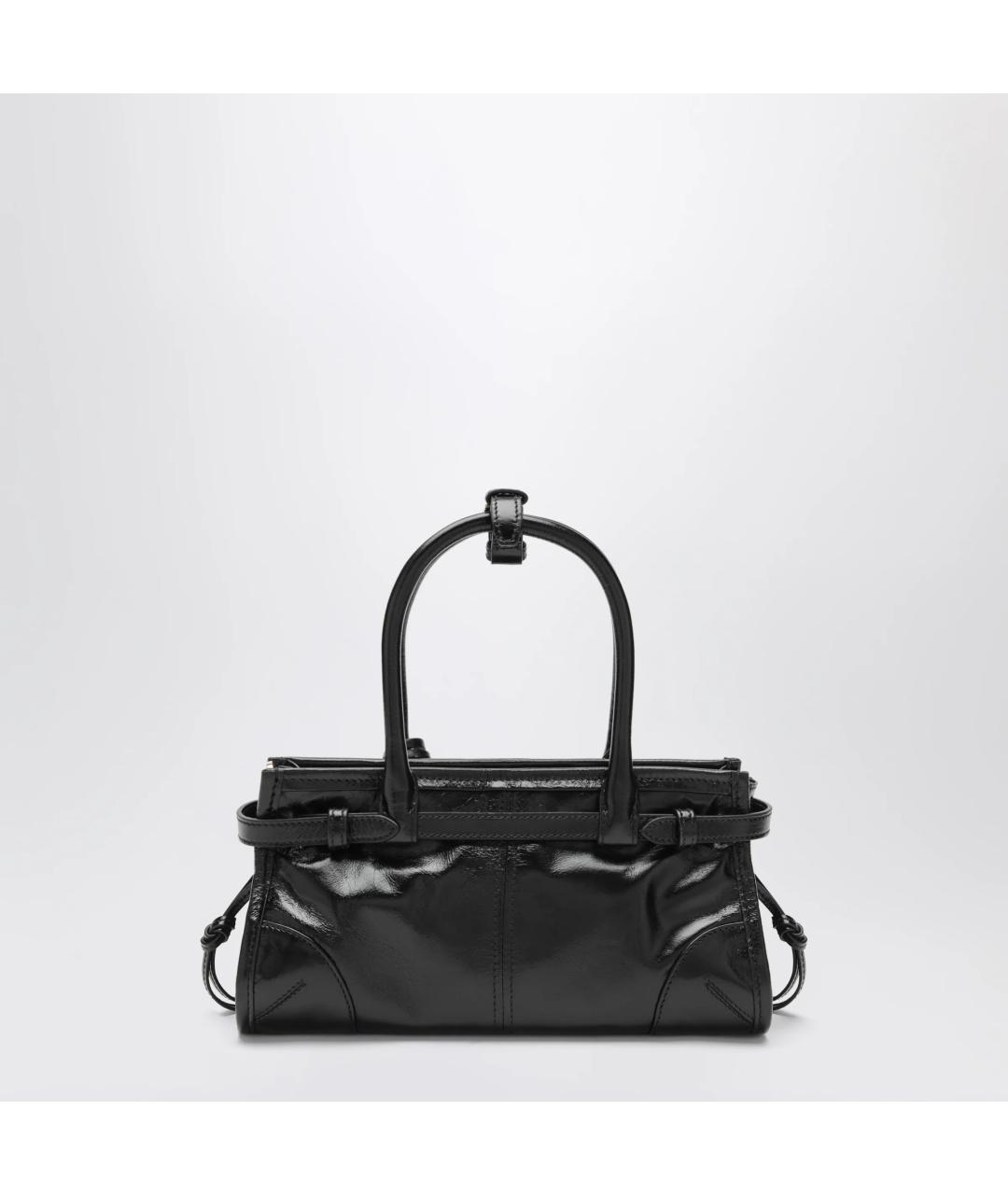 PRADA Черная кожаная сумка тоут, фото 2