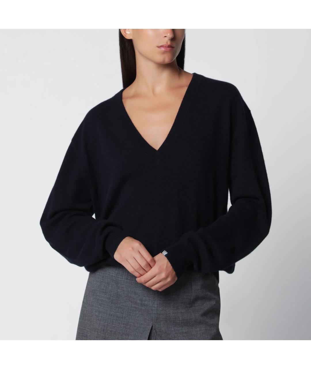 EXTREME CASHMERE Темно-синий кашемировый джемпер / свитер, фото 3