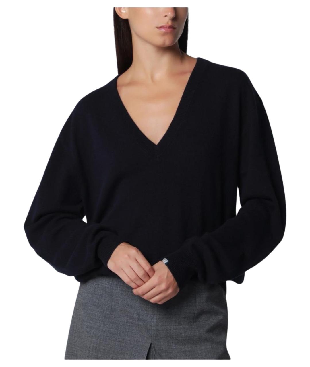 EXTREME CASHMERE Темно-синий кашемировый джемпер / свитер, фото 1