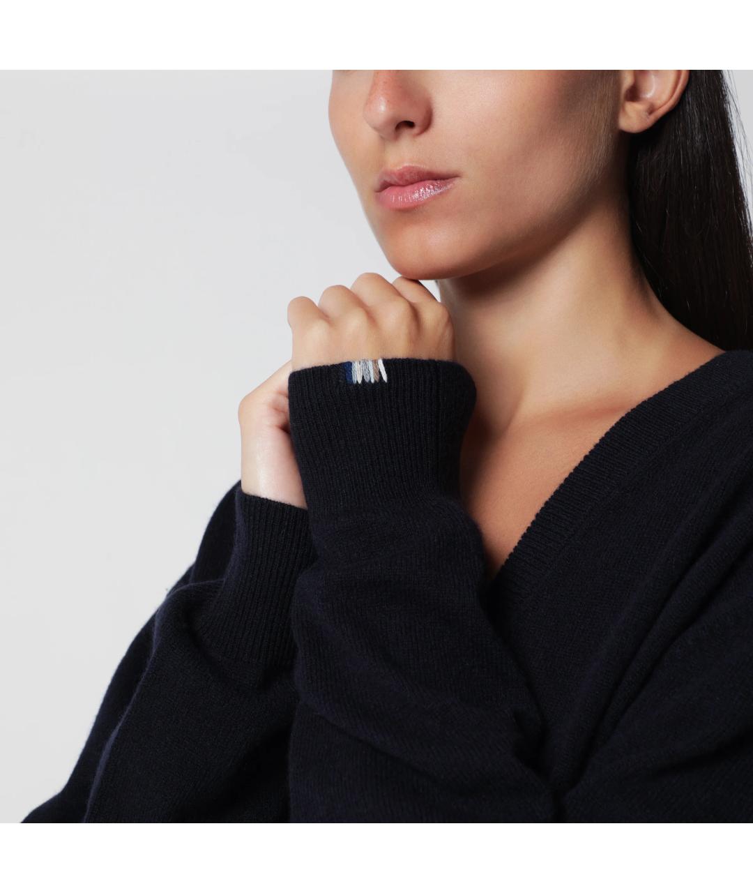 EXTREME CASHMERE Темно-синий кашемировый джемпер / свитер, фото 2