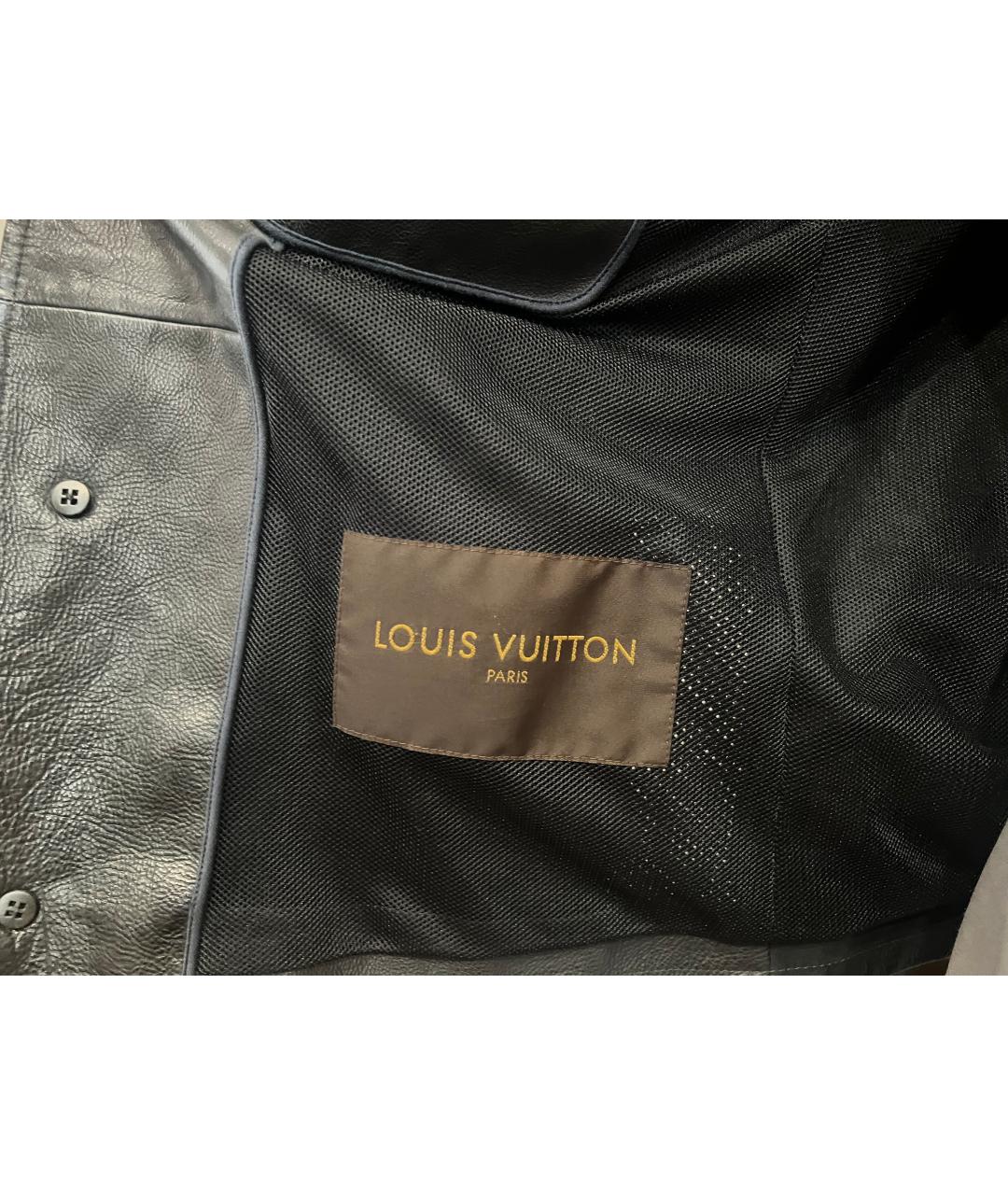 LOUIS VUITTON Черная замшевая куртка, фото 3