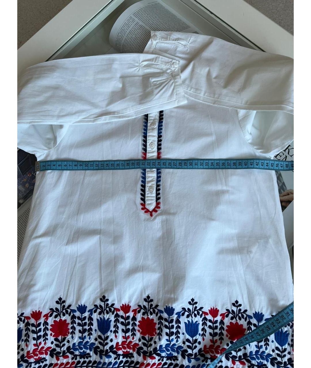 ERMANNO SCERVINO Белая хлопковая рубашка/блузка, фото 4