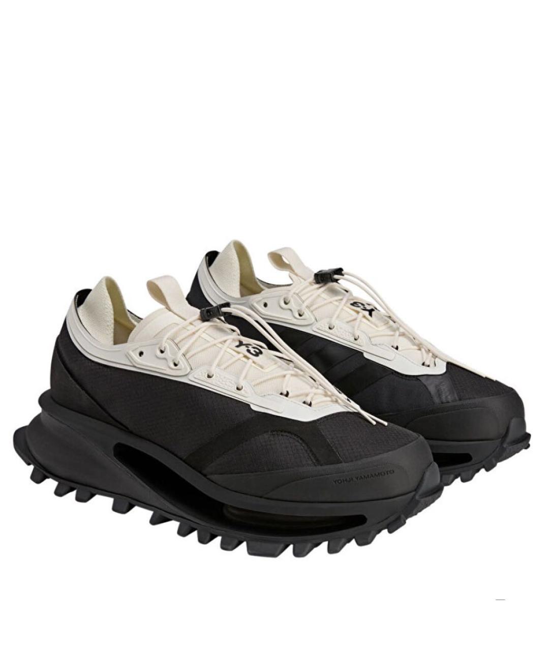Y-3 Мульти текстильные низкие кроссовки / кеды, фото 2