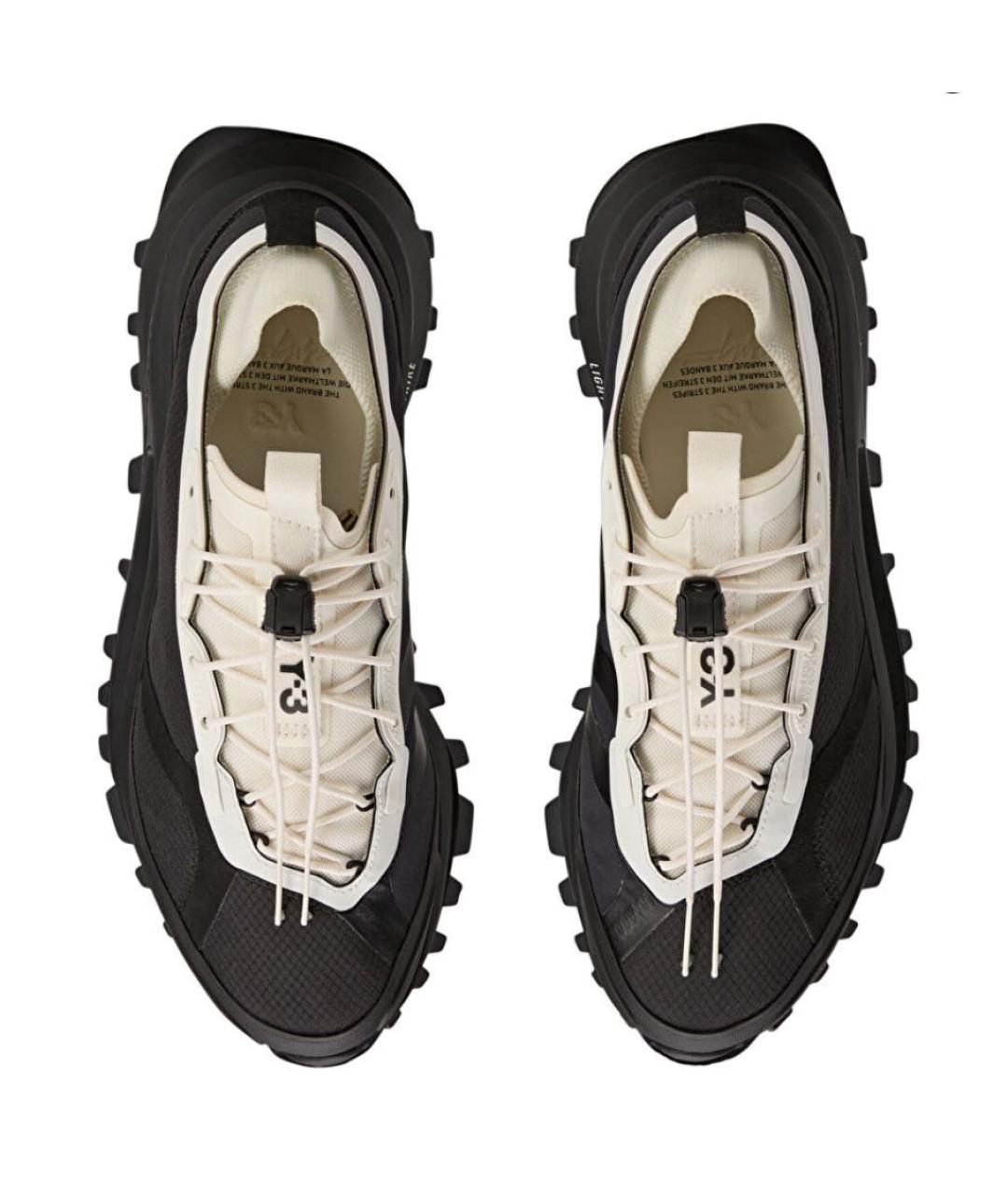 Y-3 Мульти текстильные низкие кроссовки / кеды, фото 3