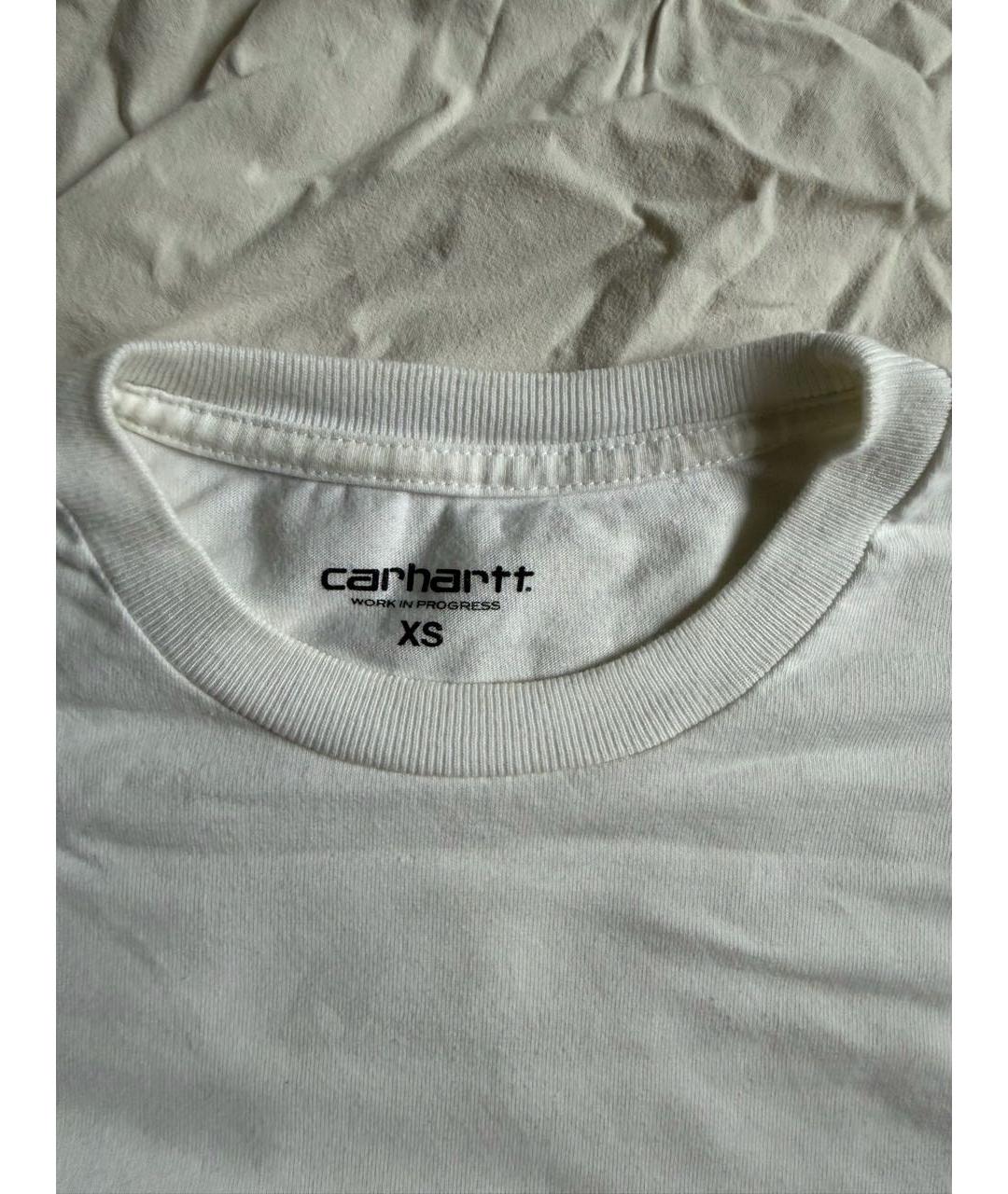CARHARTT Белая хлопковая футболка, фото 3