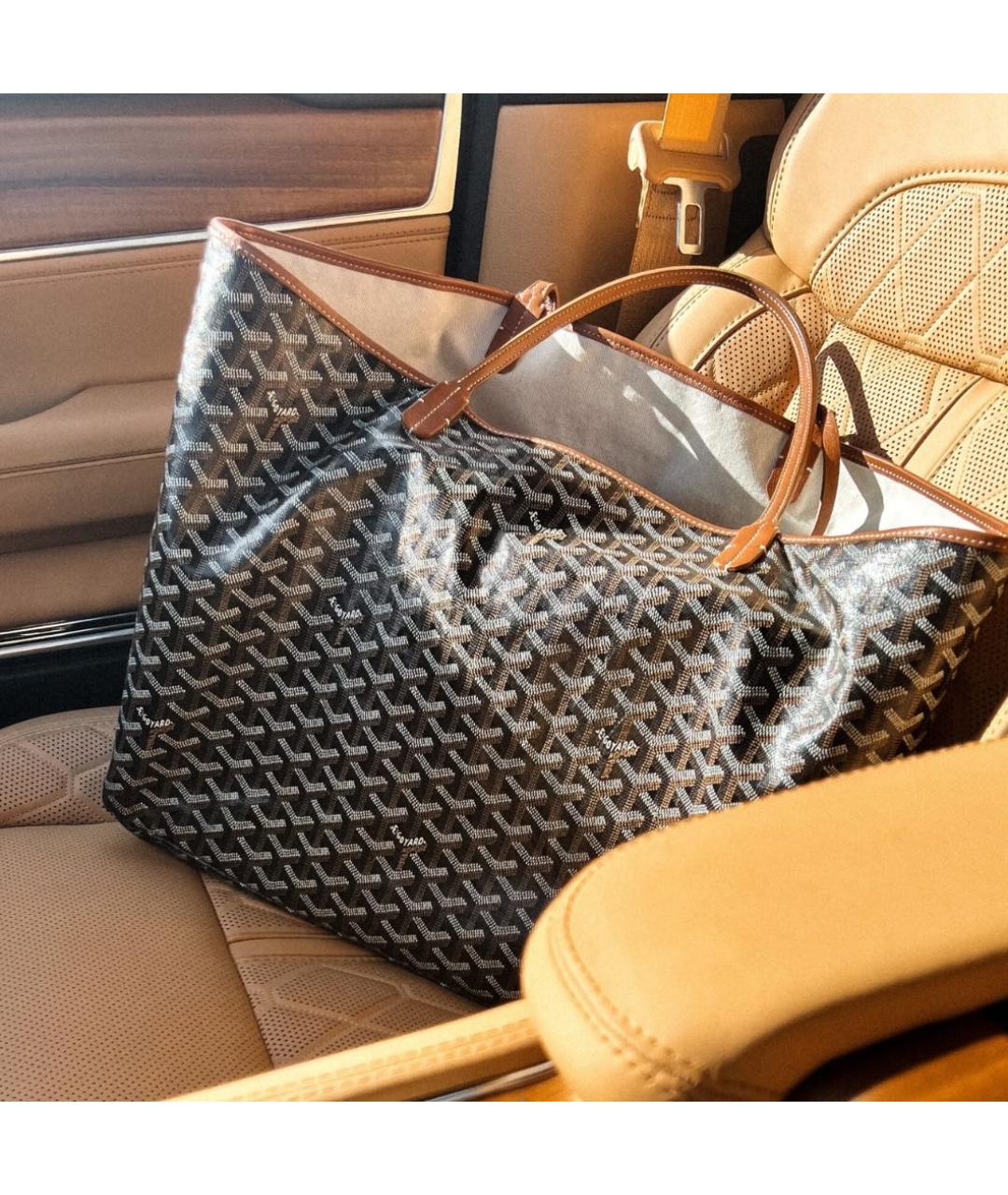 GOYARD Коричневая сумка тоут, фото 2