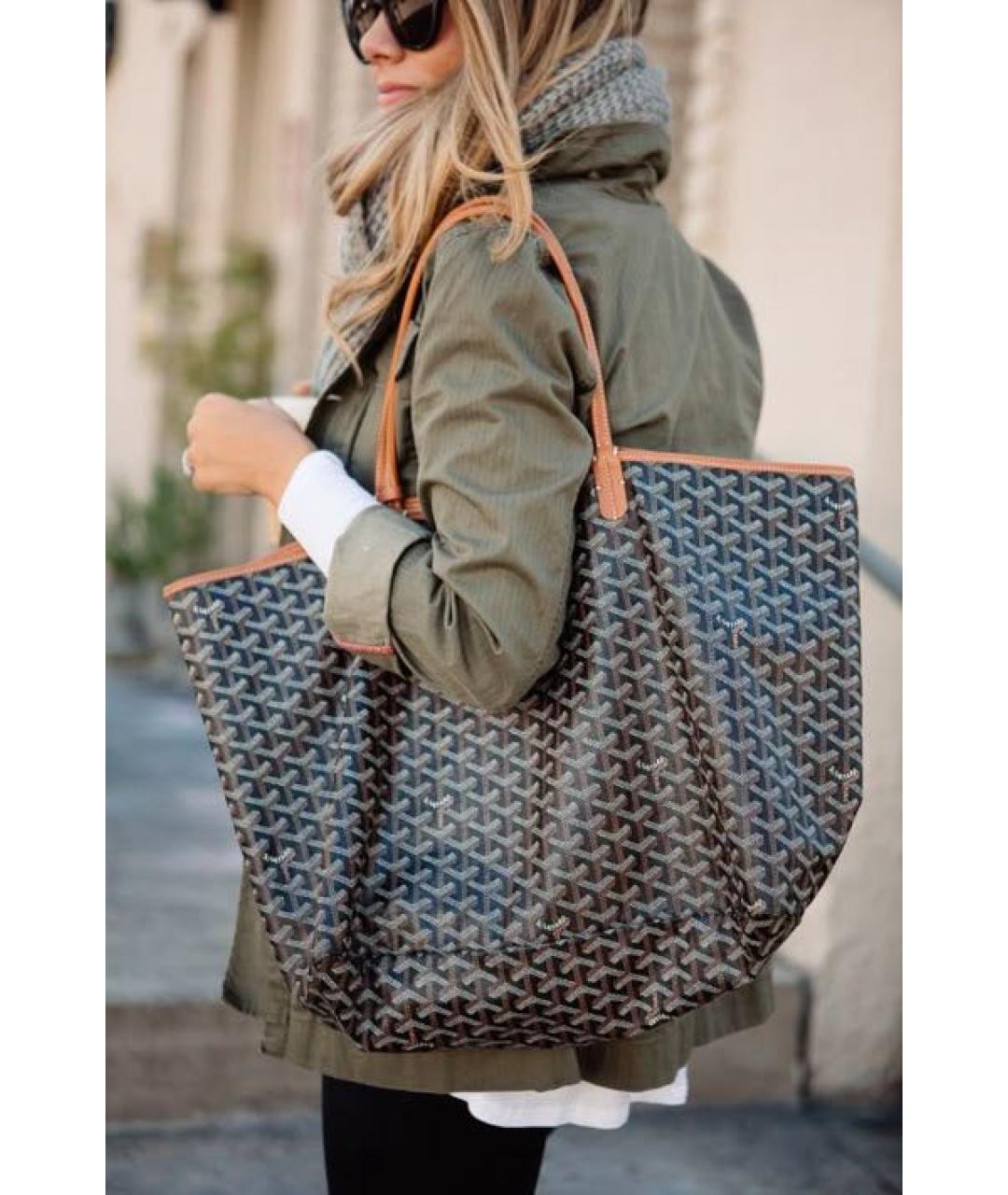 GOYARD Коричневая сумка тоут, фото 8