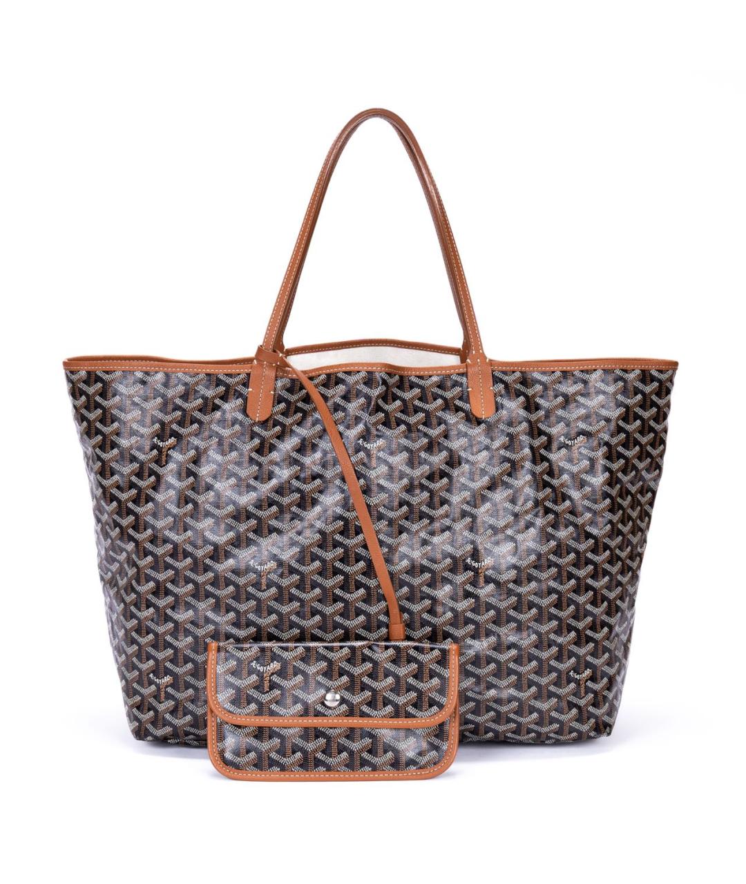 GOYARD Коричневая сумка тоут, фото 1