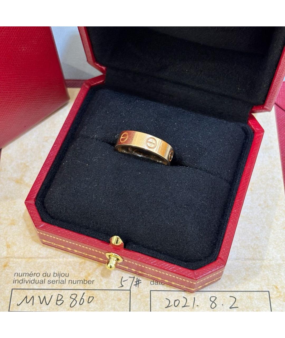CARTIER Золотое кольцо из розового золота, фото 3
