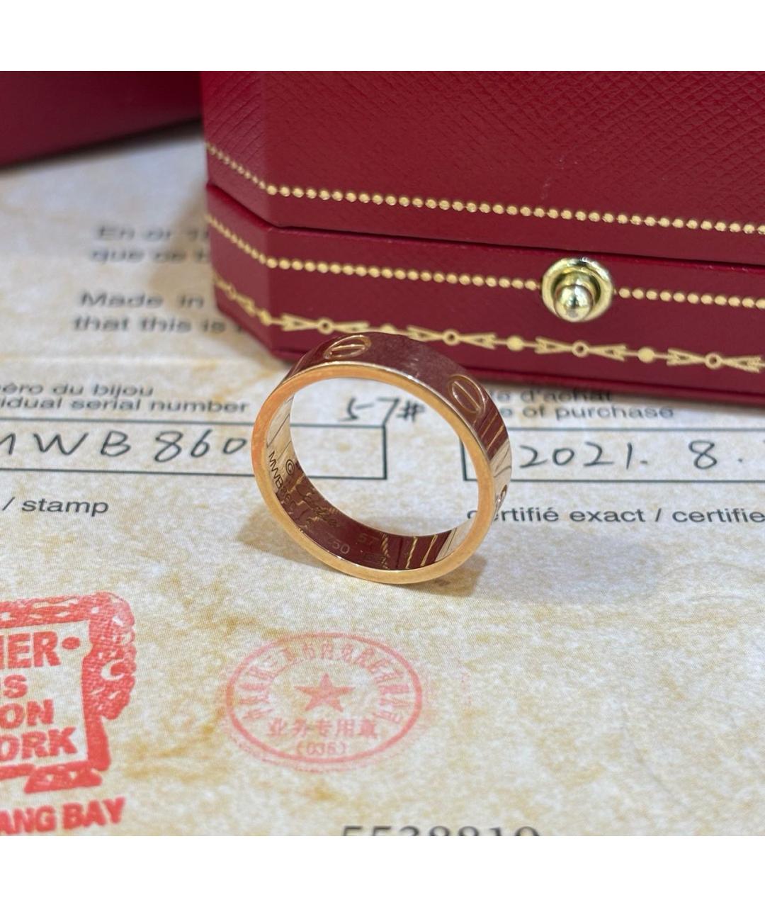 CARTIER Золотое кольцо из розового золота, фото 5