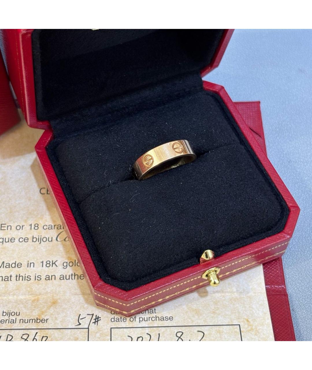 CARTIER Золотое кольцо из розового золота, фото 2