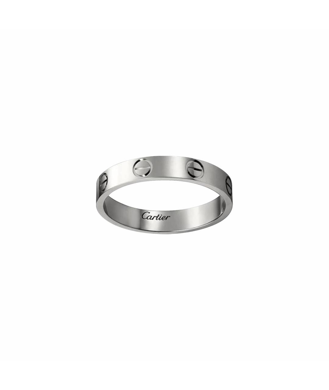 CARTIER Серебряное кольцо из белого золота, фото 1