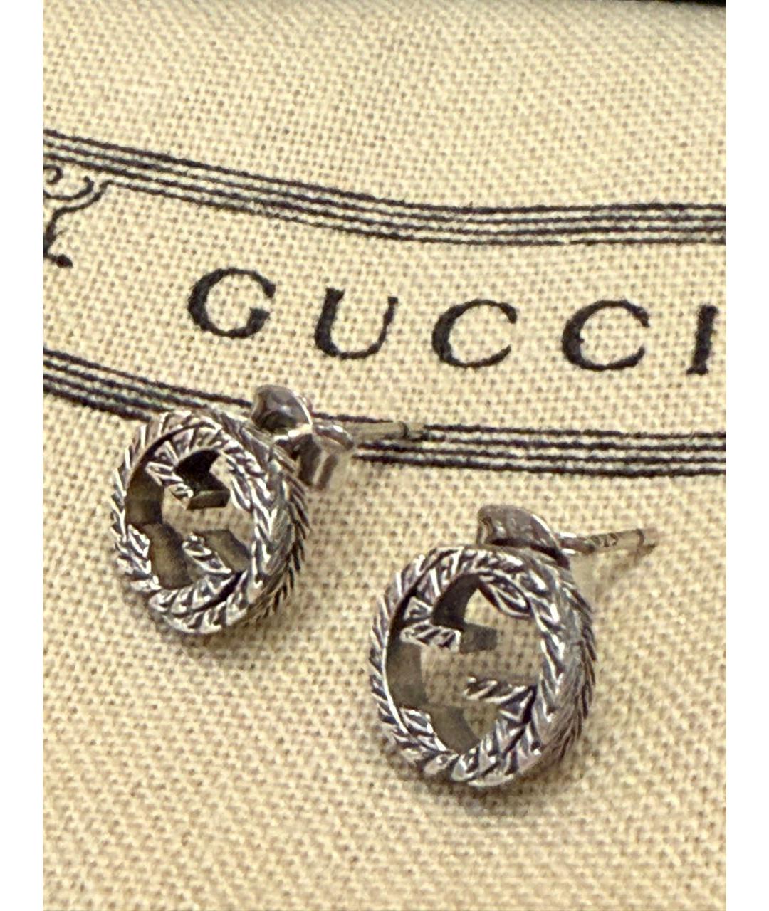 GUCCI Серебряные серебряные серьги, фото 3
