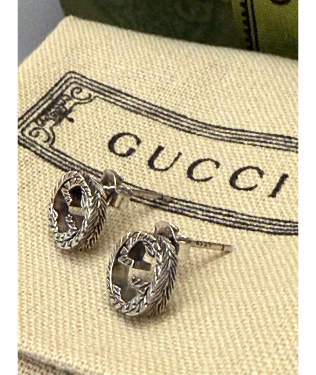 GUCCI Серебряные серебряные серьги, фото 7