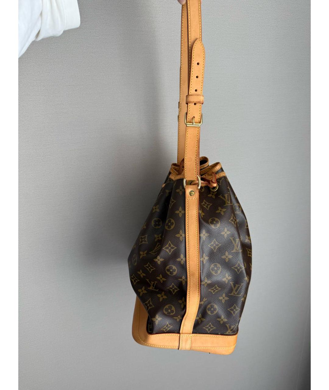 LOUIS VUITTON Коричневая канва сумка через плечо, фото 2