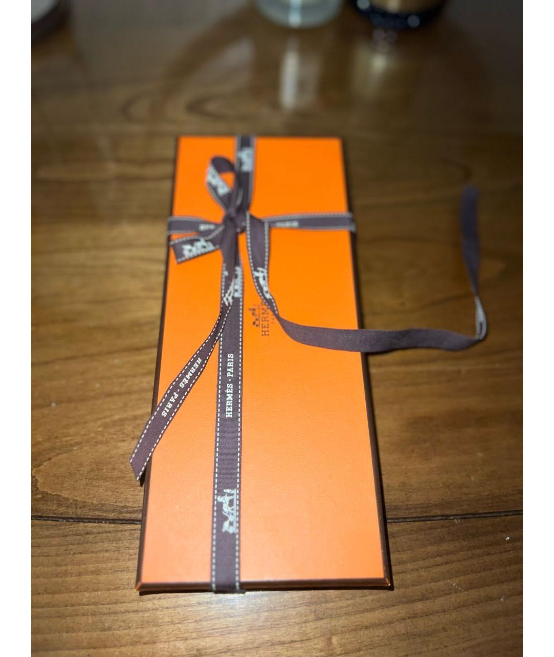 HERMES Коричневый брелок, фото 2