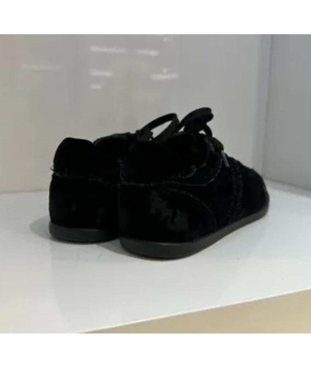 DOLCE&GABBANA Черные кеды, фото 4