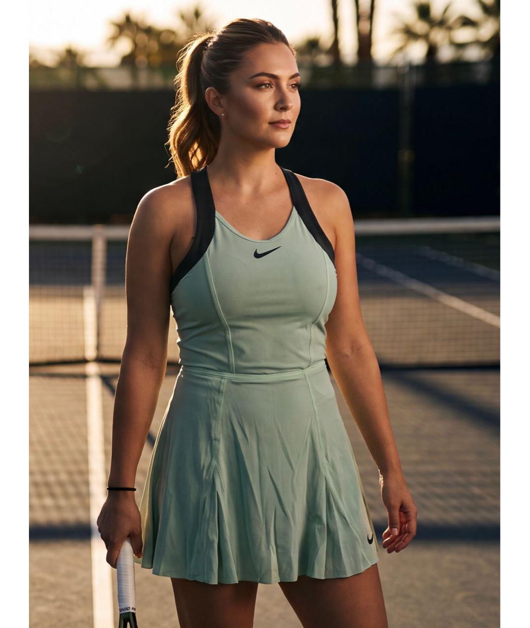 NIKE Зеленый полиэстеровый спортивные костюмы, фото 3