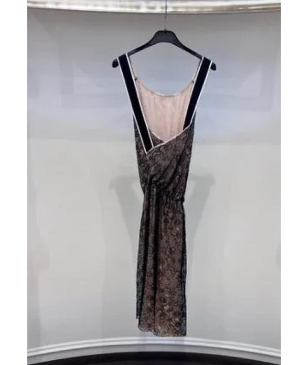 DOLCE&GABBANA Черное полиэстеровое платье, фото 2