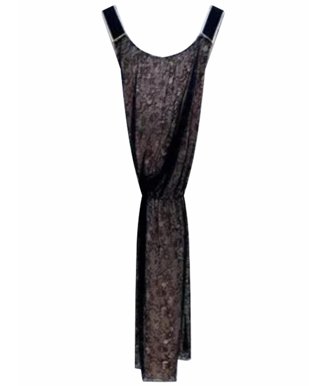 DOLCE&GABBANA Черное полиэстеровое платье, фото 1