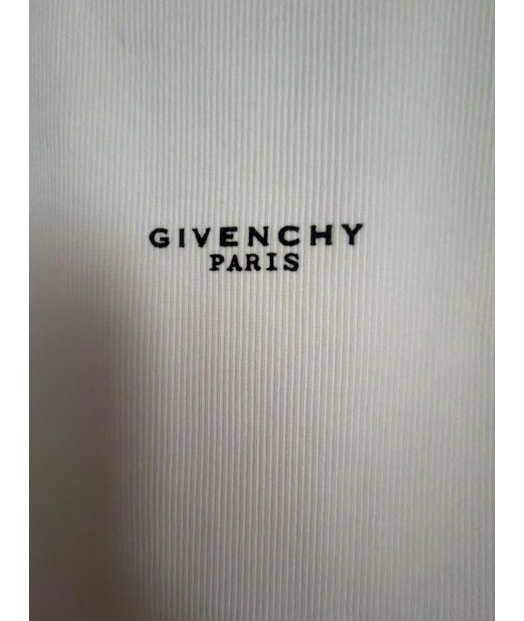 GIVENCHY Белая хлопко-эластановая майка, фото 3