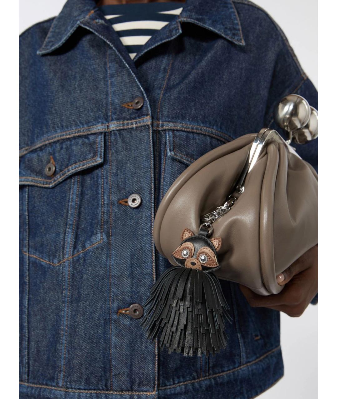 WEEKEND MAX MARA Черный брелок, фото 3