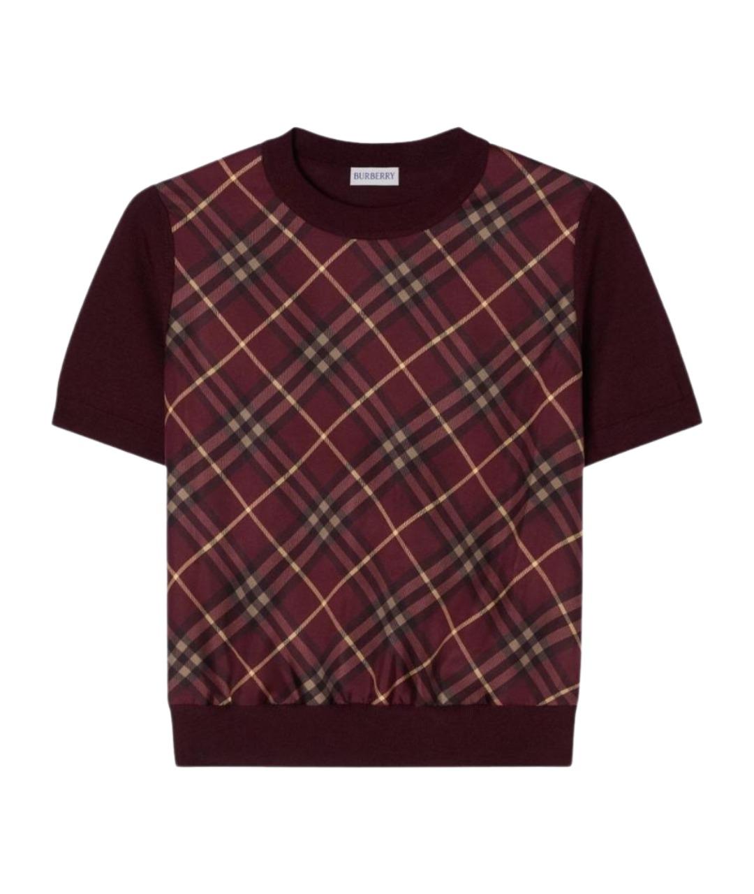 BURBERRY Мульти шерстяной джемпер / свитер, фото 1