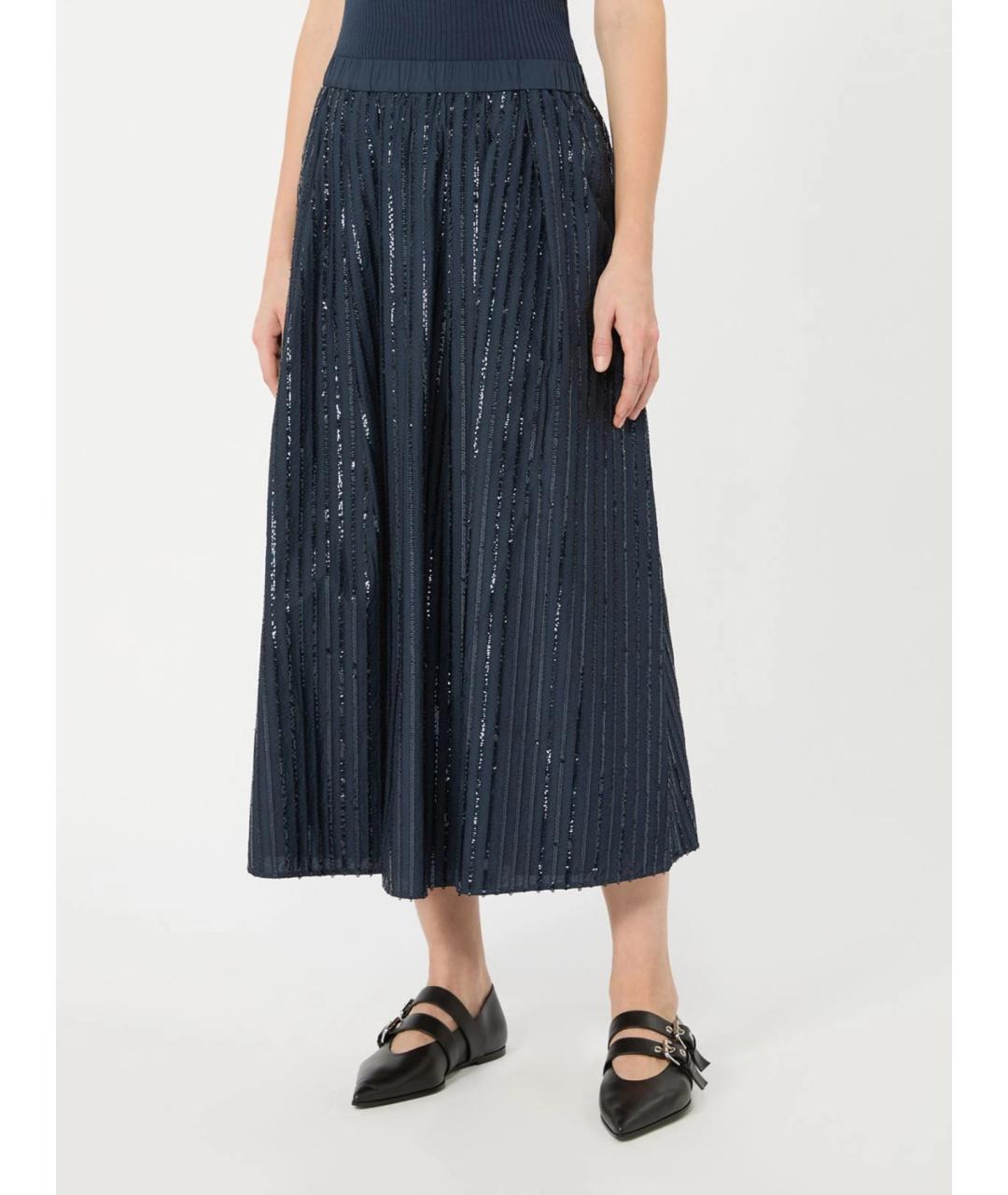 WEEKEND MAX MARA Хлопковая юбка миди, фото 3