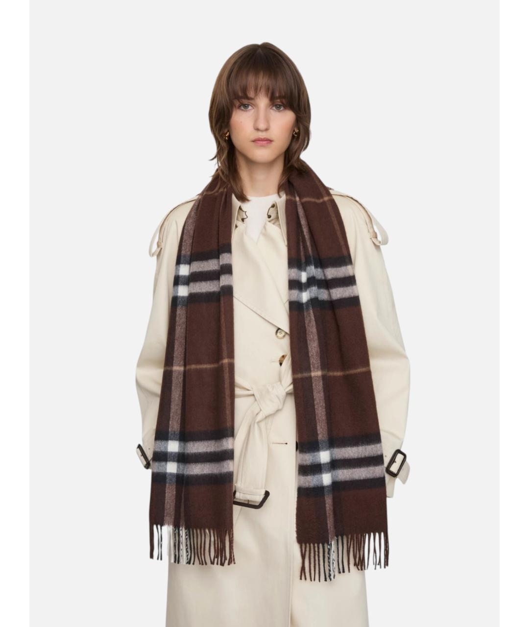 BURBERRY Мульти кашемировый шарф, фото 2