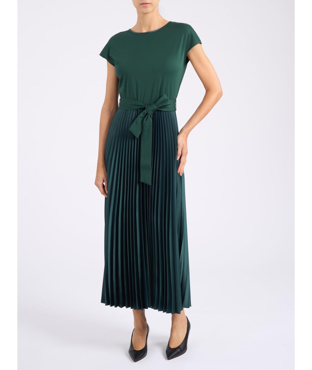WEEKEND MAX MARA Зеленое полиамидовое повседневное платье, фото 2