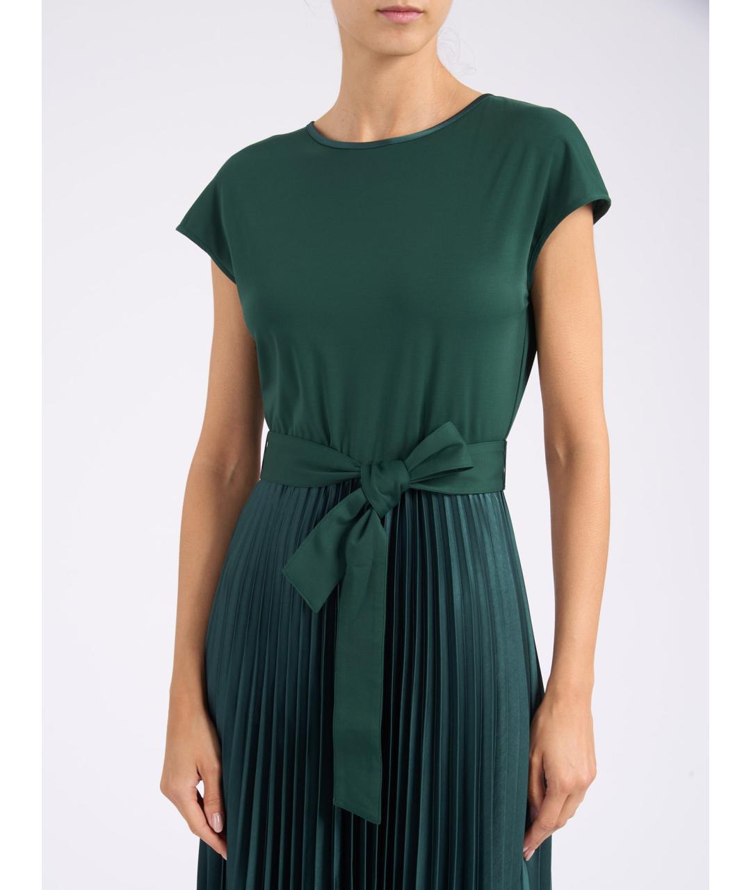 WEEKEND MAX MARA Зеленое полиамидовое повседневное платье, фото 4