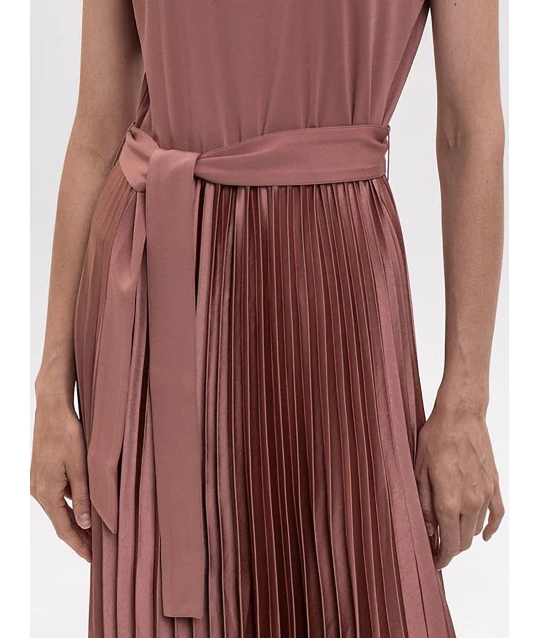 WEEKEND MAX MARA Розовое полиамидовое повседневное платье, фото 4