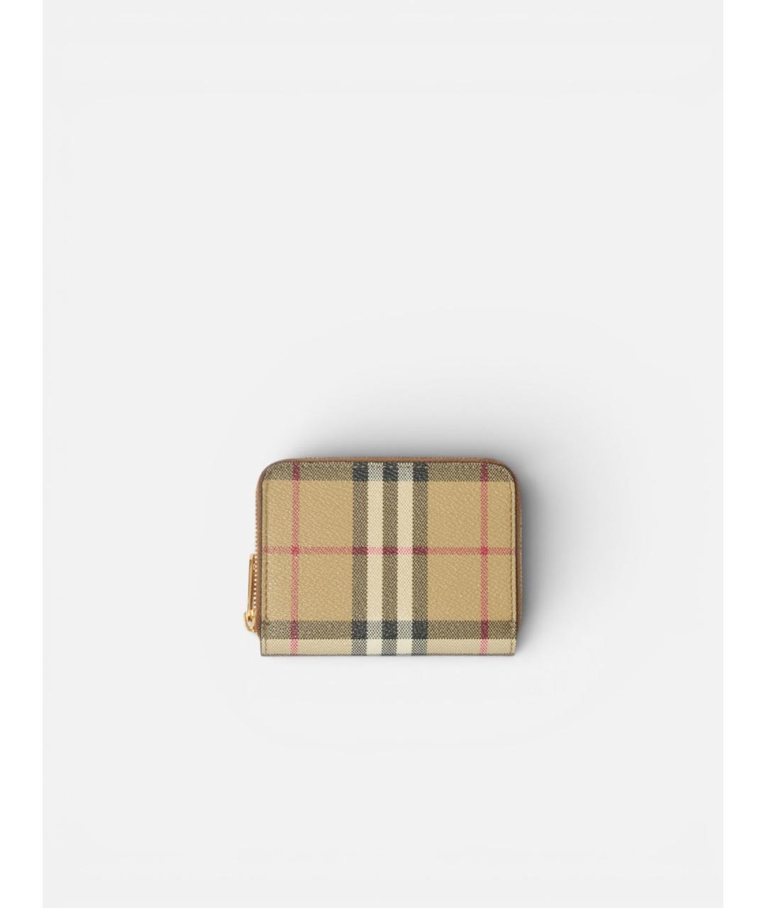 BURBERRY Бежевый кошелек, фото 3