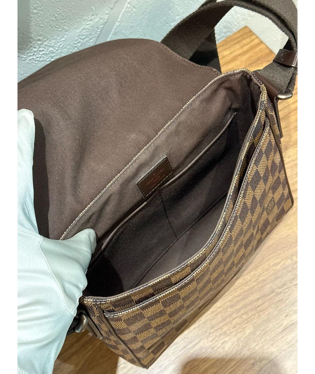 LOUIS VUITTON Коричневая сумка на плечо, фото 6